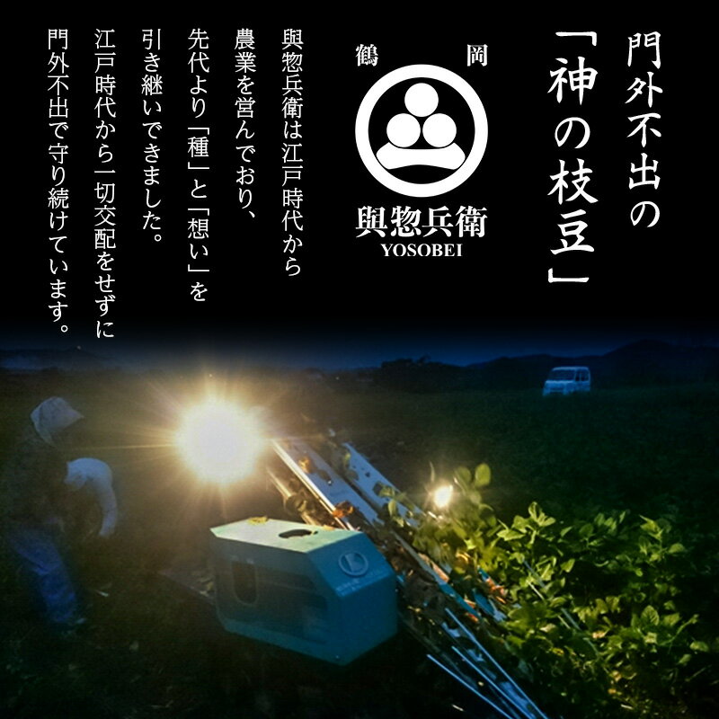 【ふるさと納税】 《與惣兵衛》山形県鶴岡産 神の枝豆 冷凍だだちゃ豆 5袋（200g×5） 枝豆 F2Y-5426