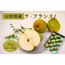 【ふるさと納税】《先行予約 2025年度発送》【山形県産】ラ・フランス5kg(14~18玉/2L~4L) なし ナシ 梨 デザート フルーツ 果物 くだもの 果実 食品 山形県 FSY-0404