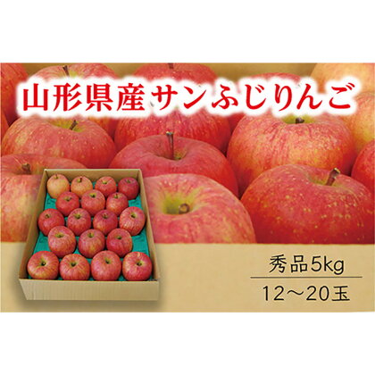 《先行予約 2024年度発送》【山形県産】サンふじりんご秀品5kg FSY-0407