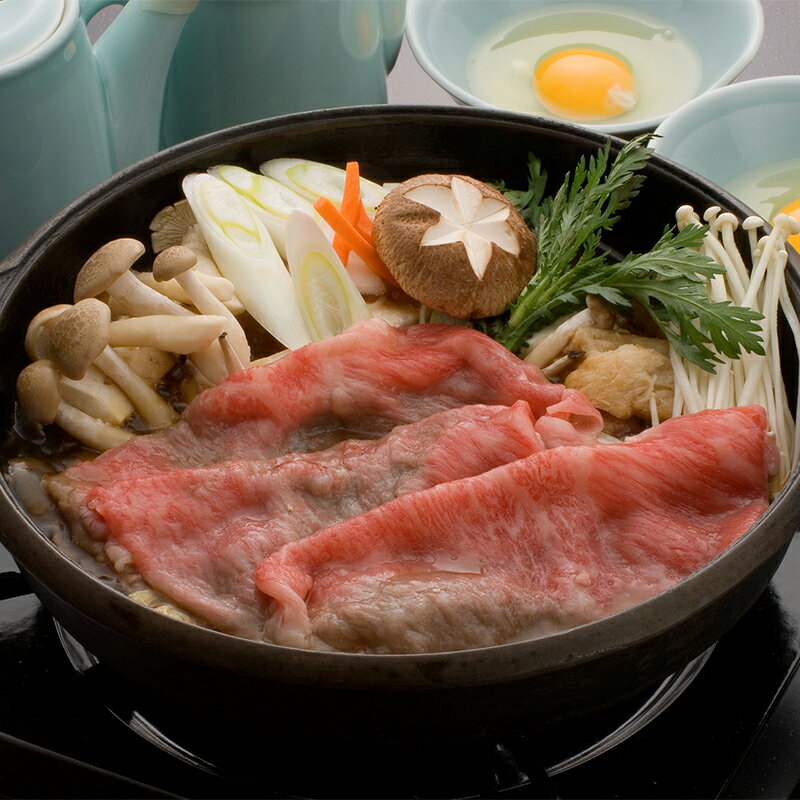 【ふるさと納税】 《先行予約 2025年度発送》米沢牛すき焼き ご当地食品カット野菜セット FSY-0444