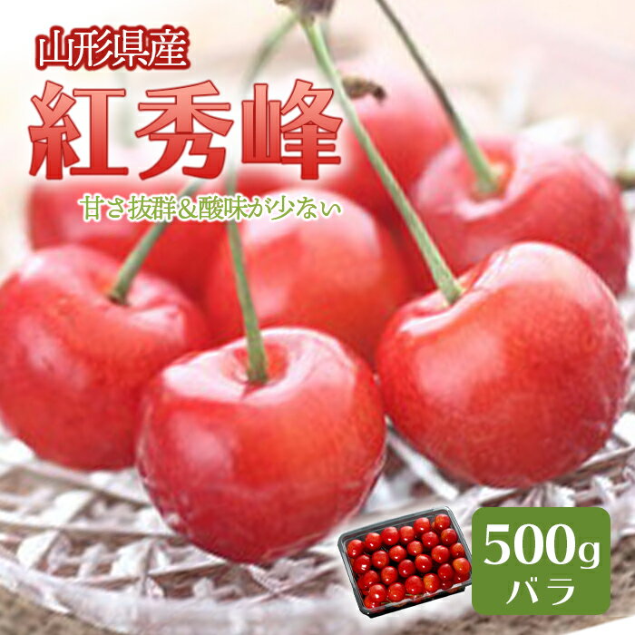 《先行予約 2024年度発送》紅秀峰 約500g バラ×1 FSY-0520