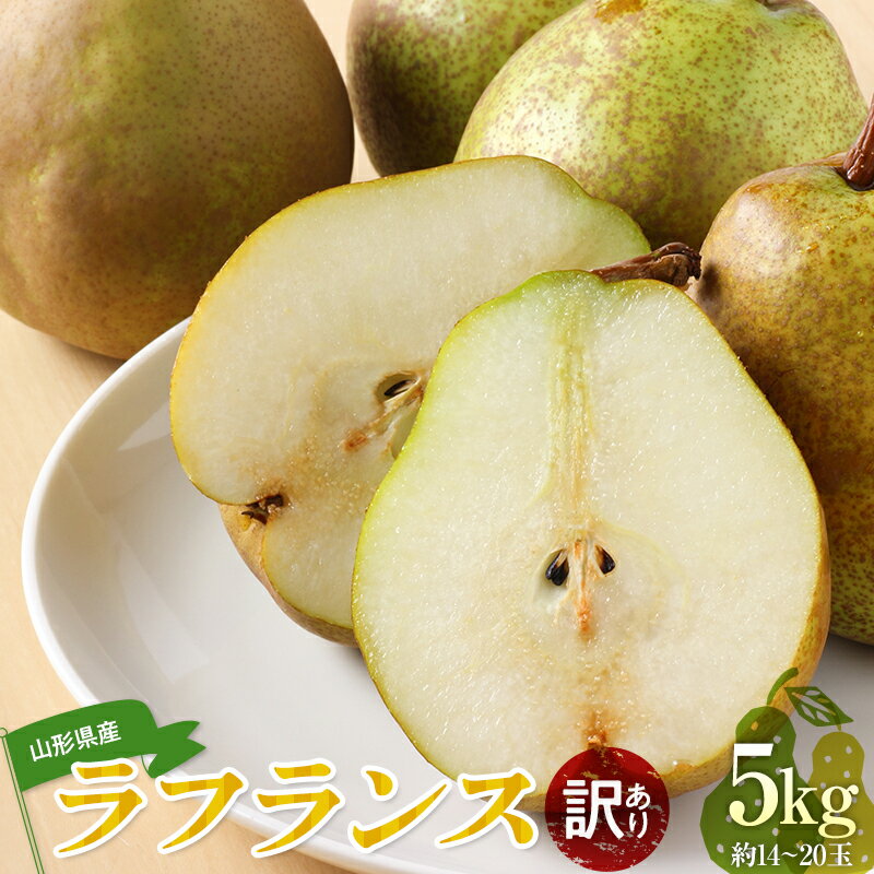 【ふるさと納税】 山形県産 訳あり ラ・フランス 5kg なし ナシ 梨 デザート フルーツ 果物 くだもの 果実 食品 山形県 FSY-0725