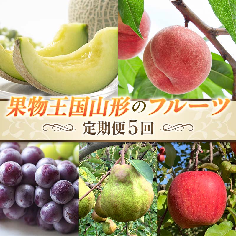 【ふるさと納税】【先行予約 2025年度発送】【定期便5回】果物王国山形のフルーツ FSY-1865