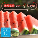 【ふるさと納税】【先行予約・令和7年7月下旬発送】山形県産 すいか 訳あり1玉 (約9kg前後) スイカ 西瓜 デザート フルーツ 果物 くだもの 果実 食品 ...