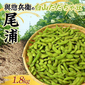 【ふるさと納税】 與惣兵衛(よそべえ)の白山だだちゃ豆 晩生品種 尾浦(おうら)1.8kg えだ豆 豆類 豆 枝豆 えだまめ 野菜 食品 山形県 FSY-1300