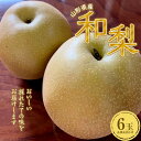 【ふるさと納税】 『令和7年産先行受付』 山形県産和梨 6玉※品種おまかせ 秀品 FSY-2054