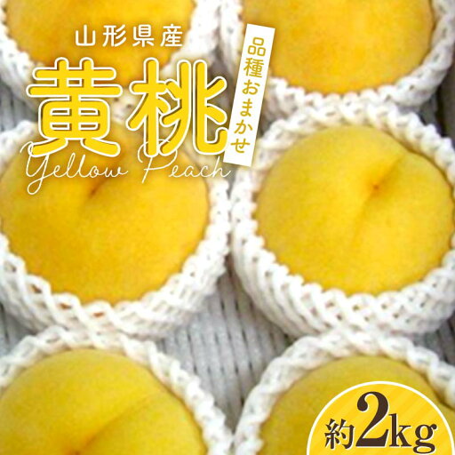【ふるさと納税】【2025年 先行予約】山形県産 黄桃 約2kg 品種おまかせ FSY-2055 【ふるさと納税】【2025年 先行予約】山形県産 黄桃 約2kg 品種おまかせ FSY-2055