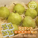 【ふるさと納税】《先行予約 2025年度発送》【王将果樹園】ラフランスおすそ分け4箱セット〜生産量日本一のまちより〜 なし ナシ 梨 デザート フルーツ 果物 ...