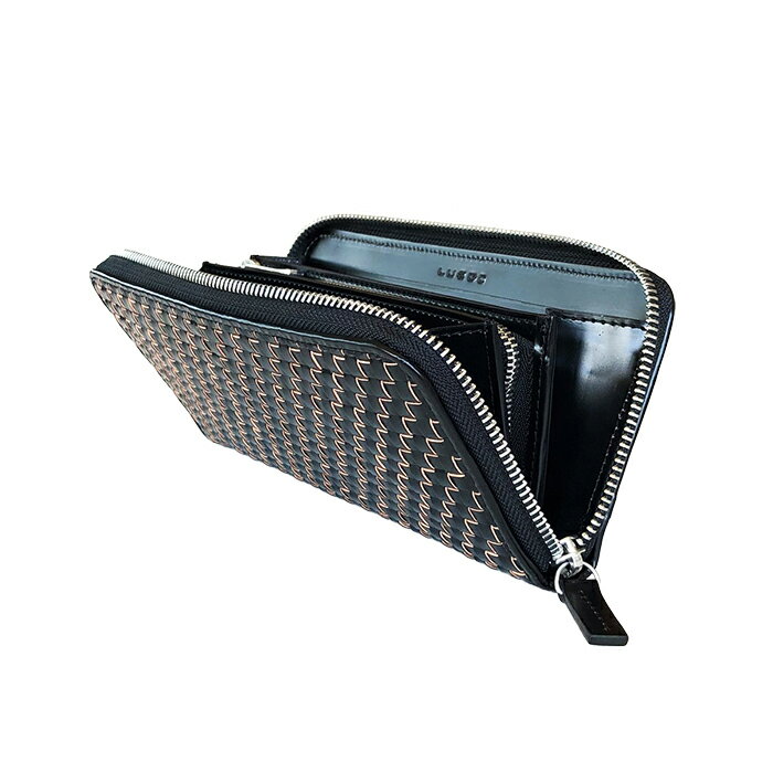 【ふるさと納税】LUEGO Cordovan Tricoté コードバントリコ ラウンドロングウォレット F2Y-2404