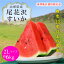 【ふるさと納税】《令和6年産先行受付》山形県産【尾花沢すいか・東部限定】 2L 約6kg FSY-0012