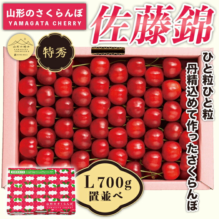 ・ふるさと納税よくある質問はこちら ・寄附申込みのキャンセル、返礼品の変更・返品はできません。あらかじめご了承ください。さくらんぼ王国山形より生産者が一粒一粒丹精込めて作ったさくらんぼをお届けします。 佐藤錦はさくらんぼの代名詞ともいえる人...