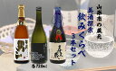 楽天山形県山形市【ふるさと納税】山形市の蔵元美酒探索飲みくらべ 720ml×3本セット fz99-161 山形 お取り寄せ 送料無料