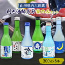 【ふるさと納税】山形県内六酒蔵利き酒師気分家のみセット(300ml×6本) fz22-566 山形 お取り寄せ 送料無料 地酒 プレゼント ギフト 贈り物 贈答 家飲み 晩酌 飲み比べ