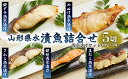 16位! 口コミ数「0件」評価「0」山形県水 漬魚詰合せB(100g×5切)西京漬けセット FZ21-200 銀タラ 銀鱈 めぬけ さわら 銀鮭 真だら 真鱈