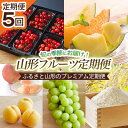 19位! 口コミ数「0件」評価「0」【定期便5回】ふるさと山形のプレミアム定期便 【令和6年産先行予約】FS22-750 フルーツ くだもの 果物 お取り寄せ 先行予約