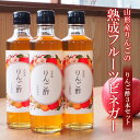 【ふるさと納税】山形産りんごの熟成フルーツビネガー【りんご酢3本セット】 Fz21-010 リンゴ酢