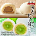 【ふるさと納税】老舗長榮堂「【季節限定】贅沢プレミアム 秋の大福セット」 計6個 FZ21-851 菓子 和菓子 スイーツ お取り寄せ