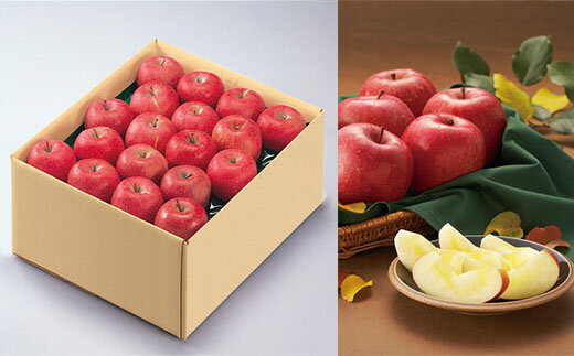 山形市産 ふじりんご 5kg(18～20玉) fz19-428 リンゴ 林檎 フルーツ 果物 お取り寄せ 送料無料