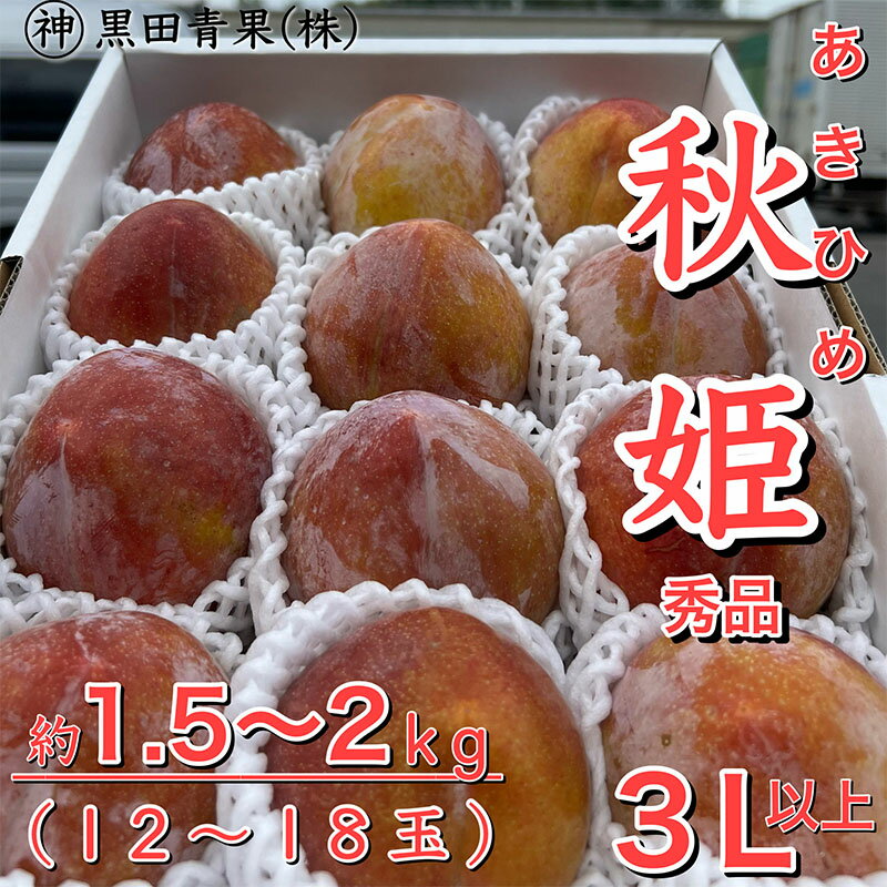 山形県産 秋姫(あきひめ) 秀品 3L以上 約1.5～2kg(12～18玉) FU23-443 フルーツ くだもの 果物 お取り寄せ 先行予約 山形 山形県 山形市 送料無料 すもも スモモ 10000円