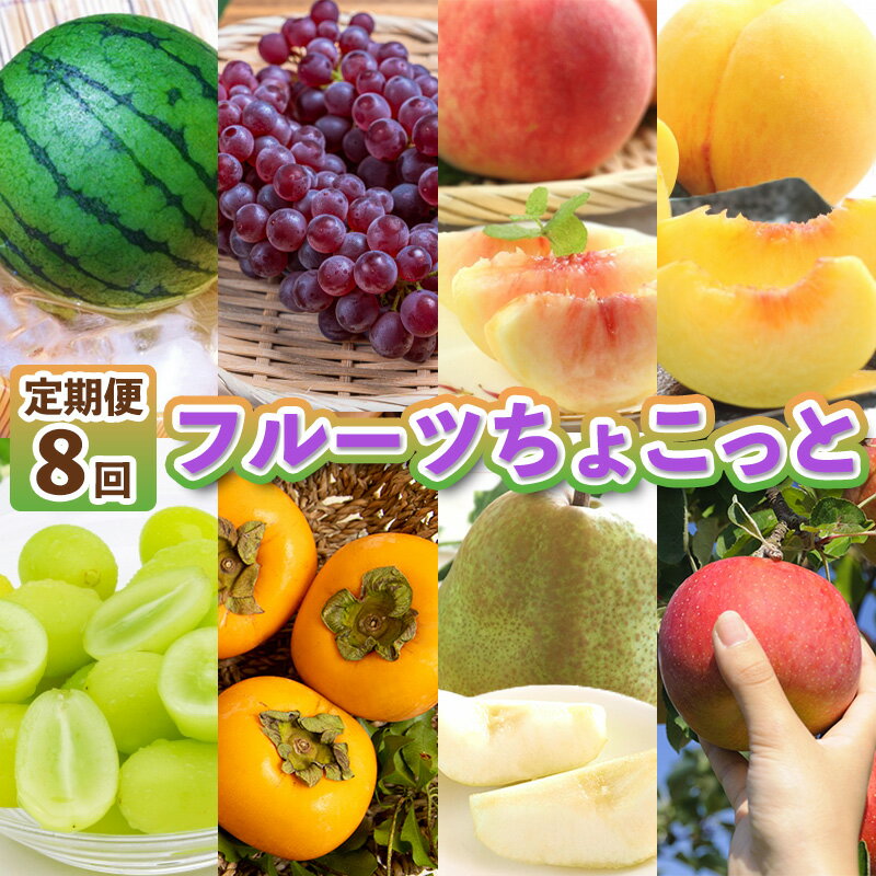 [定期便8回]フルーツちょこっと[令和8年産先行予約]FS25-137