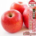 【ふるさと納税】【定期便2回】ご家庭用 やまがたりんご定期便 FY25-037