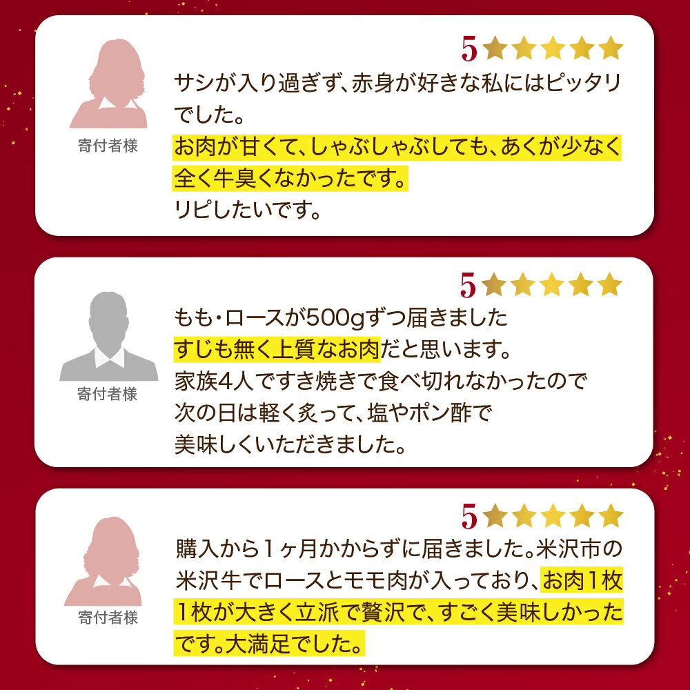 【ふるさと納税】＼レビューキャンペーン／牛肉 しゃぶしゃぶ 米沢牛 量が選べる (380g / 600g / 1kg) 冷蔵和牛 ブランド牛 国産 高級 黒毛和牛 国産牛 日本三大和牛 人気 お取り寄せ グルメ 贈答 お祝い GI認証 山形県 米沢市