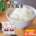 【ふるさと納税】《 先行予約 》【 令和6年産 新米 】 はえぬき 選べる内容量 計 8kg ( 2kg × 4袋 ) 計 10kg ( 5kg × 2袋 ) 計 20kg ( 5kg × 4袋 ) おうちごはん応援米 2024年産 精米 米 白米 ブランド米 お米マイスター 山形県 米沢市 送料無料