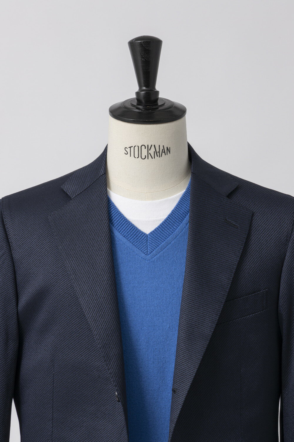 【ふるさと納税】illbe 米沢織 3B ネイビー ブレザー 1着【選べる 4サイズ】山形県 米沢市