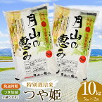 【ふるさと納税】【令和5年産】特別栽培米 つや姫10kg（5kg×2袋）2023年 山形県庄内産 | 山形県 鶴岡市 山形 返礼品 無洗米 玄米 白米 精米 10キロ 食べ比べ おこめ お米 楽天ふるさと 納税 つやひめ お取り寄せ ご当地 コメ 単一米