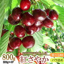 【ふるさと納税】【令和6年 先行予約】山形県鶴岡市産　さくらんぼ 紅さやか　M～Lサイズ混合 バラ詰 ...