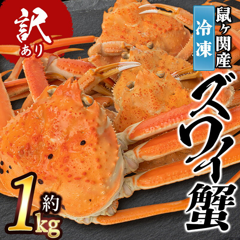 【ふるさと納税】 ★ 訳あり ★ 鼠ヶ関産 冷凍 ボイルズワイガニ（約1kg） | 楽天ふるさと 納税 山形 山形県 山形県鶴岡市 鶴岡市 食品 支援品 鶴岡 支援 特産品 魚介 魚介類 返礼品 お礼の品 ずわい ズワイ ズワイガニ ズワイ蟹 ボイル かに カニ ずわいがに 海の幸