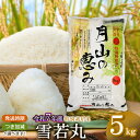 【ふるさと納税】【令和7年産先行予約】 特別栽培米 雪若丸 5kg (5kg×1袋) 2025年産 山形県鶴岡市産 つき加減(5分・7分・白米・乾式無洗米)選べます