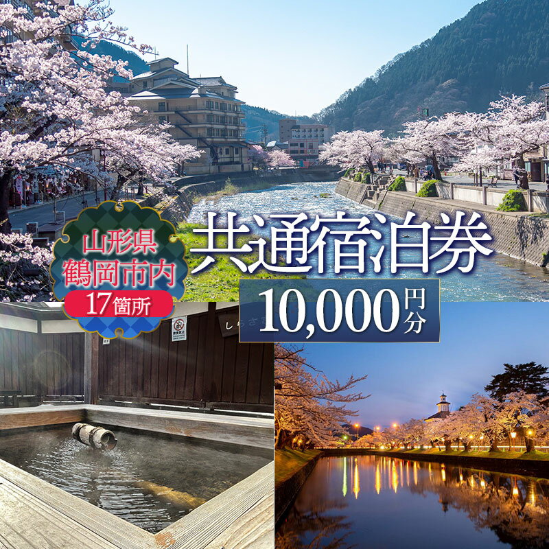 【ふるさと納税】山形県鶴岡市内共通宿泊券 【10,000円×1枚】　DEGAM鶴岡ツーリズムビューロー トラベル クーポン