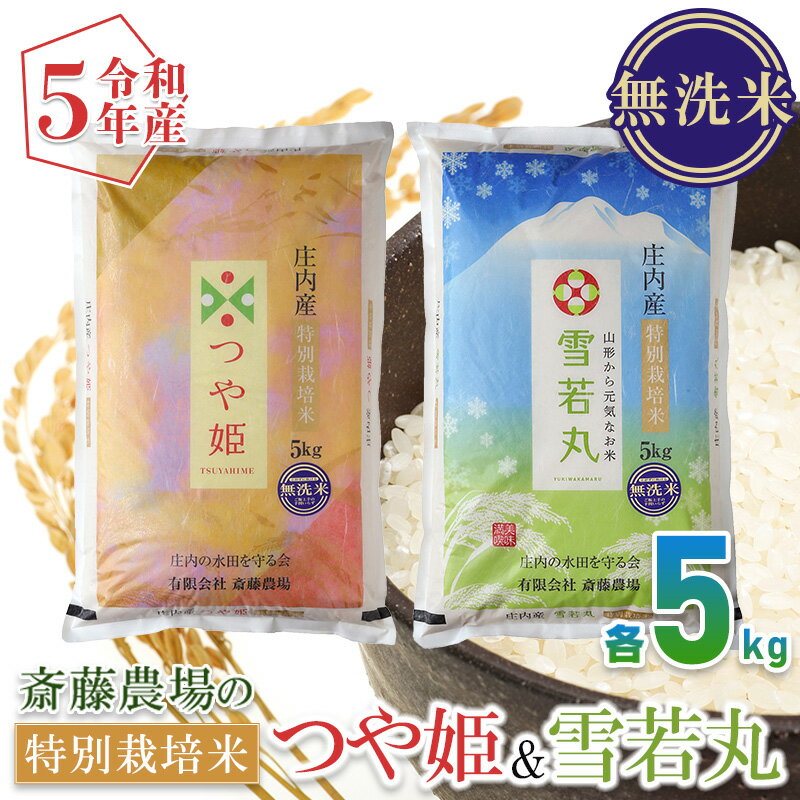 【ふるさと納税】【令和5年産】斎藤農場の特別栽培米 つや姫無