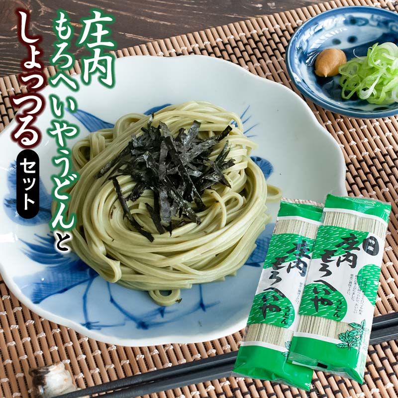 庄内もろへいやうどん と しょっつるセット 富樫製麺