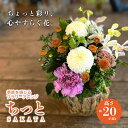 【ふるさと納税】季節を感じるフラワーアレンジ 「SAKATA ちっと」 ※着日指定・離島発送不可 フラワー 旬 春 夏 秋 冬 東北 山形県 酒田市 庄内 フローリスト