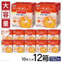 【ふるさと納税】花王 めぐりズム 蒸気の温熱シート 肌に直接貼るタイプ 無香料 1箱16枚入り×12箱セット 計192枚 リラックス メンテナンス 癒し 血行促...