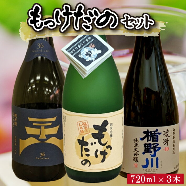 【ふるさと納税】「もっけだの（ありがとう）」セット 720ml×3本 初孫 純米吟醸 もっけだの・楯野川 ...