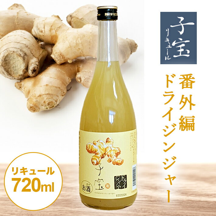 【ふるさと納税】 子宝リキュール 番外編ドライジンジャー 720ml×1本 東北 山形県 酒田市 庄内地方 子..