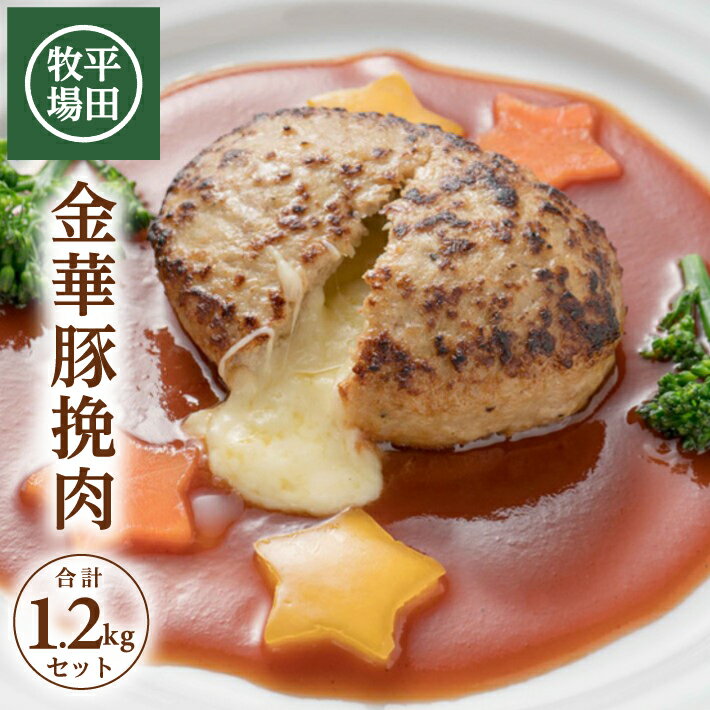 【ふるさと納税】平田牧場 日本の米育ち 金華豚 挽肉 240g×5p 計1.2kg 冷凍便 ※離島発送不可 平牧 ひらぼく 豚肉 ひ…