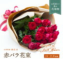 【ふるさと納税】赤バラ（花束）新庄もがみ産 バラ 薔薇 ばら 贈り物 ギフト プレゼント お祝い 山形県 新庄市 F3S-0746