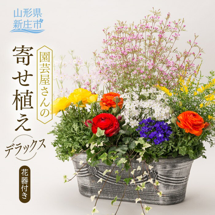 園芸屋さんの寄せ植えデラックス 植物 花 寄せ植え 園芸 贈り物 ギフト プレゼント 山形県 新庄市