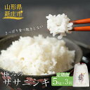 【ふるさと納税】 定期便 全3回 極みのササニシキ(精米)5kg 米 お米 おこめ ふるさと納税 山形県 新庄市 F3S-2428