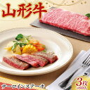【ふるさと納税】 〈山形の極み〉山形牛 サーロインステーキ(3枚)合計 600g 肉 にく お肉 牛 牛肉 ステーキ 国産 山形牛 山形県 新庄市 F3S-2435(4)