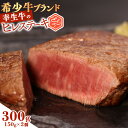 【ふるさと納税】 【ふるさと納税限定】幸せを運ぶ牛《幸生牛》希少牛 ヒレステーキ 300g (150g×2個) / 厳選 牛肉 小分け ご褒美 ディナー 人気 ...