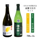 【ふるさと納税】古澤酒造 全米日本酒歓評会 金賞受賞酒セット (720ml×2本)「澤正宗 純米大吟醸 雪女神48」と「純米吟醸 出羽の里」/ 日本酒 受賞酒 お取り寄せ ご当地 特産 土産 地酒 晩酌 酒米 精米 飲み比べ セット 季節 限定 東北 山形