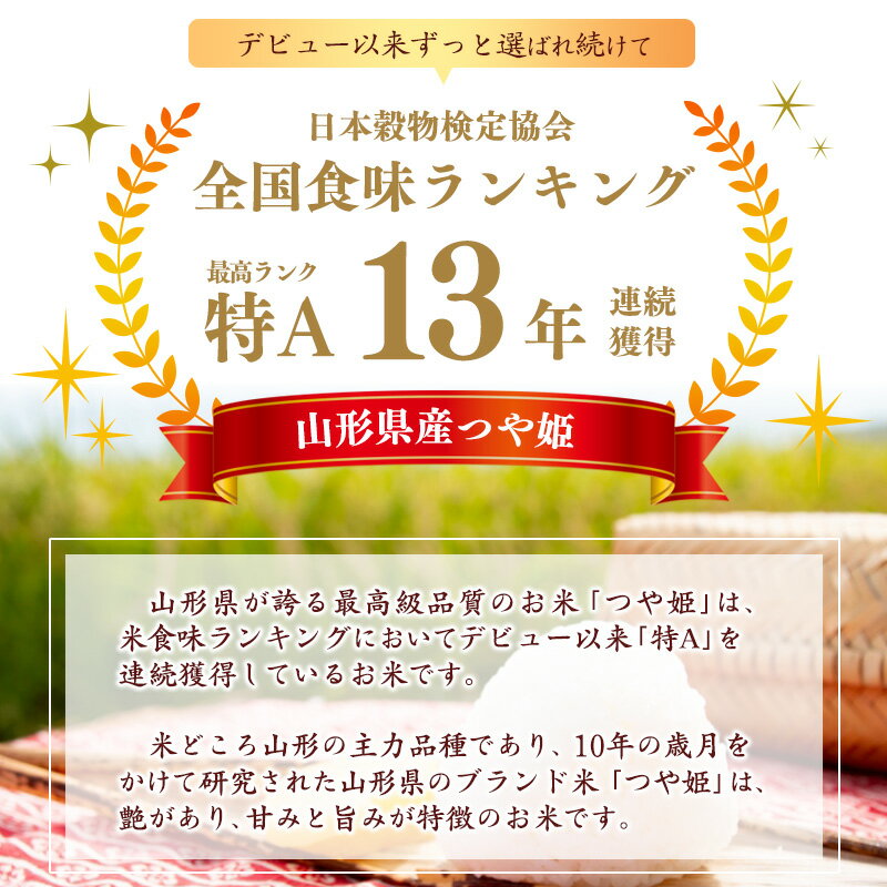 【ふるさと納税】つや姫 玄米 8kg (4kg×2袋)【2023年産と2024年産新米が選べる】沖縄・離島可 ／ 2023年産 2024年産 令和5年産 令和6年産 山形県産 お取り寄せ 小分け 便利 農家直送 産地直送 SDGs 有機質肥料 減農薬栽培 東北 特別栽培 4キロ 8キロ つやひめ