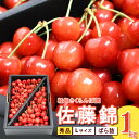 【ふるさと納税】【先行予約】 山形県産 さくらんぼ 佐藤錦 L 秀品 1kg (ばら詰)令和8年産【2026年6月上旬頃〜下旬頃発送予定】※配送不可 沖縄・離島フルーツ 果物 果実 山形産 1キロ 2026年産 令和8年 直送 お取り寄せ