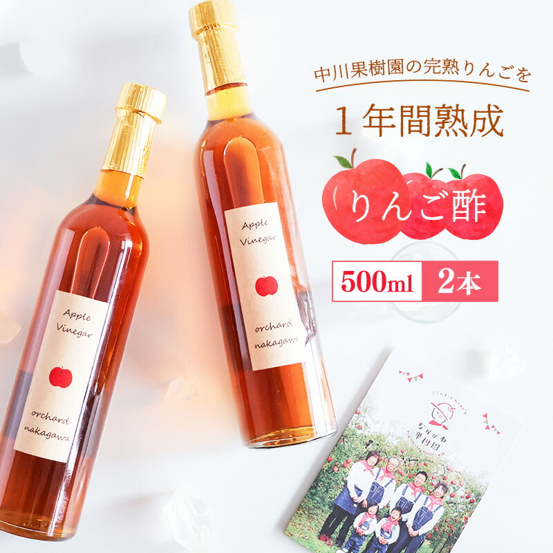 18位! 口コミ数「0件」評価「0」《ギフト箱》熟成 りんご 酢 500ml×2本セット 【 ビネガードリンク りんご ギフト 贈答 オリジナル 山形 りんご酢 フルーツビネガ･･･ 