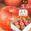 【ふるさと納税】樹上完熟 りんご 3kg 5kg 秀品 「ふじりんご」【2026年1月以降発送】生産者直送 / お取り寄せ ご当地 特産 産地直送 果物 フルーツ 新鮮 季節 冬 林檎 デザート おやつ 東北 2025年産 令和7年産 山形県産 3キロ 5キロ ふるさと納税 りんご